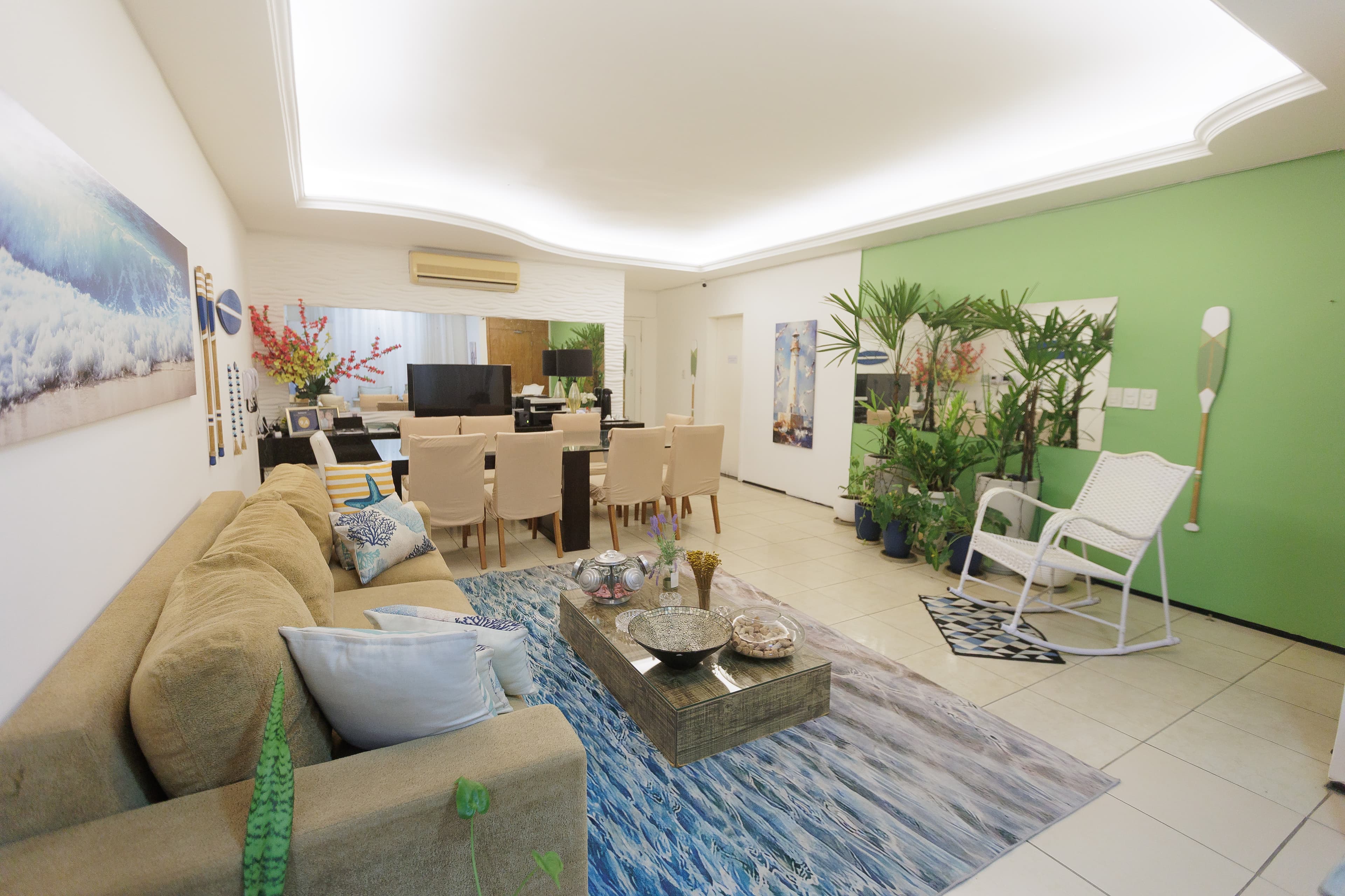 Área de convivência da Casa da Adriana